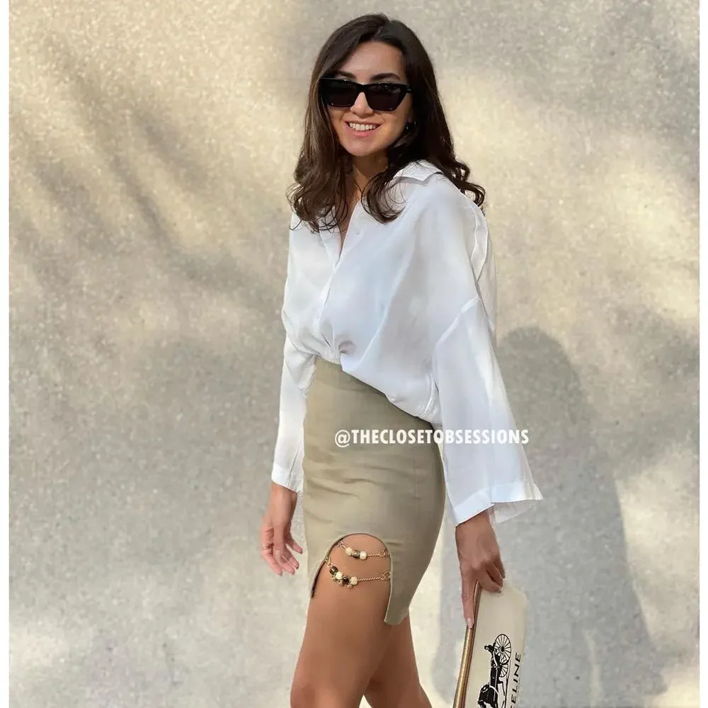 ZARA BLOGGER FAVE!!! High-Waisted Mini Skirt NWT - Picture 8 of 16